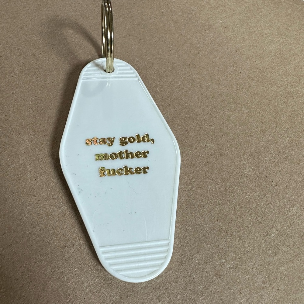 Hotel Key Style Key Chain